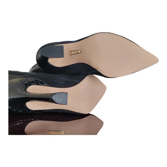 Louise Et Cie Jacobi Mixed Leather Knee High Boots Pointed‎ Toe Women's US 5M - Picture 10 of 10